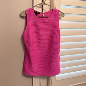 💘 INC International Concepts Womens Keyhole Pink Front Textured Keyhole Top